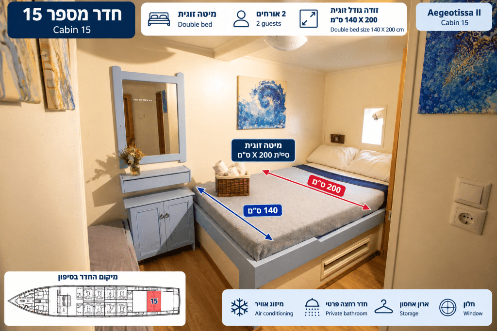 Cabin 15_ Double Bed Guide